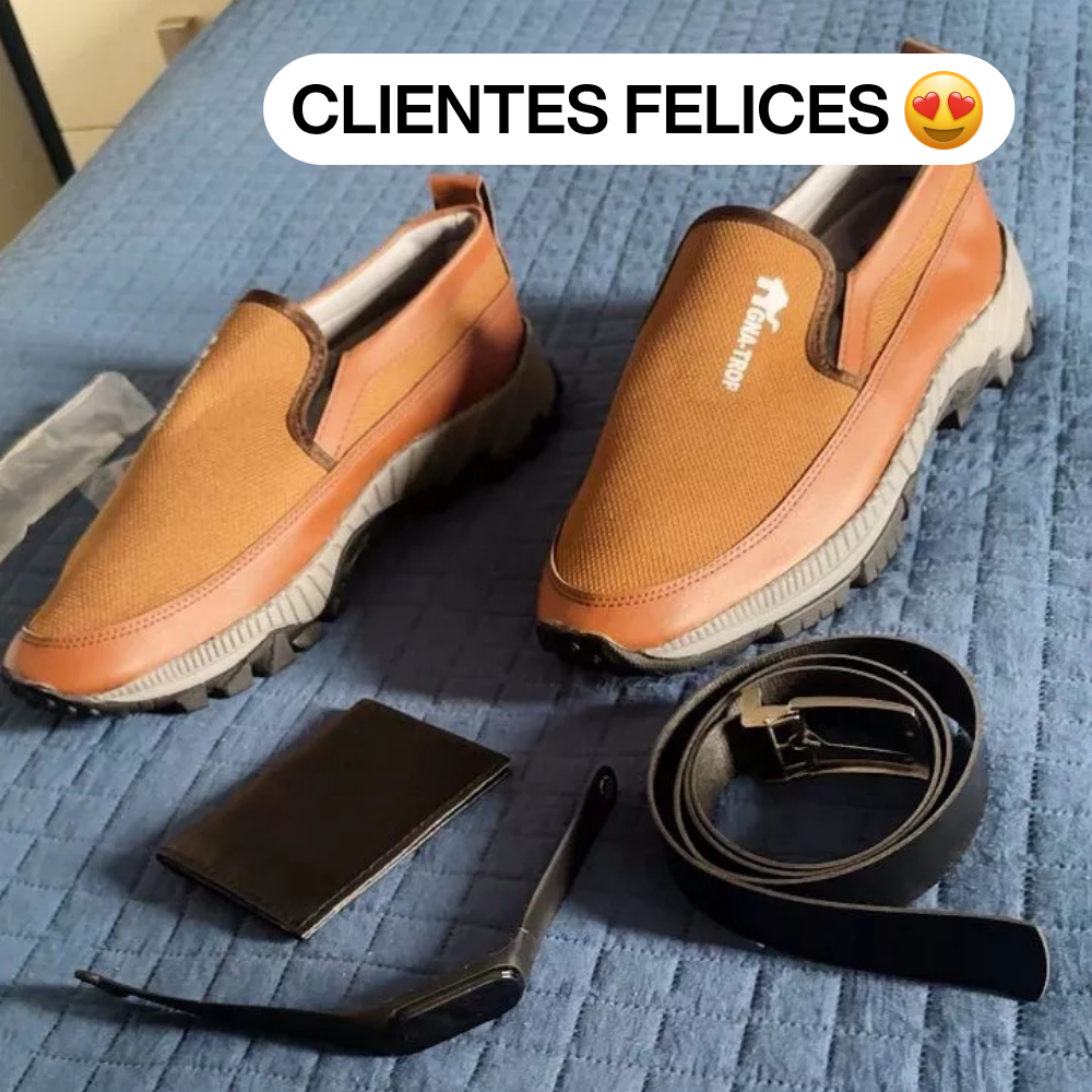 [¡COMPRÁ 1 Y LLEVATE 3!] Zapatilla Casual Adventure Súper Cómoda + 3 Regalos Exclusivos Billetera, Cinturón y Reloj