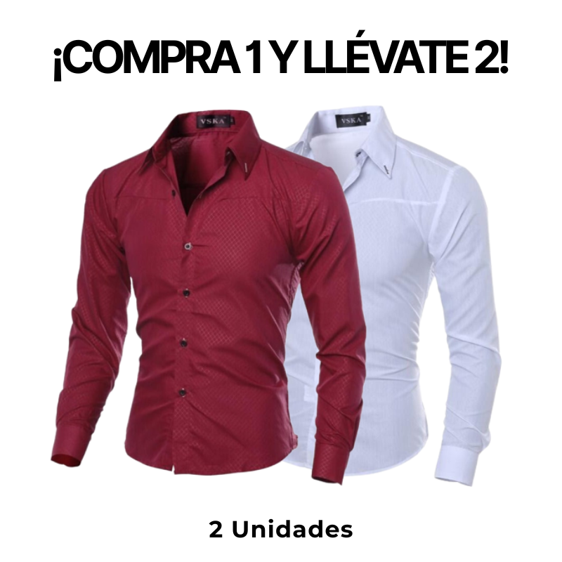 [COMPRA 1 Y LLEVATE 2] - Merlani ™ | Camisa Social para Hombre