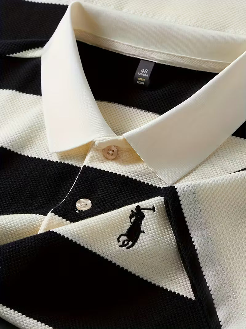 [LLEVÁ 2 AL PRECIO DE 1] – Polo Rayas Premium™ | Casual, Moderno y Fachero