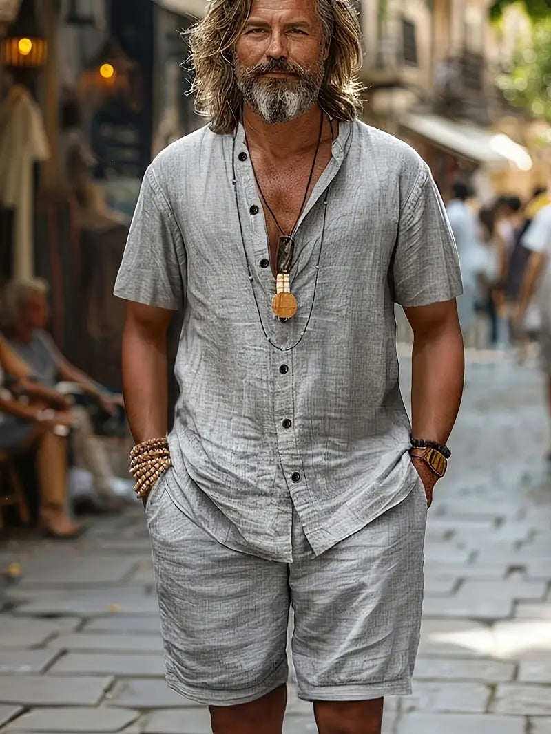 [COMPRA 1 Y LLEVATE 2] - La Costa™ | Conjunto Doble – Elegancia con Corte Relajado y Tejido Premium